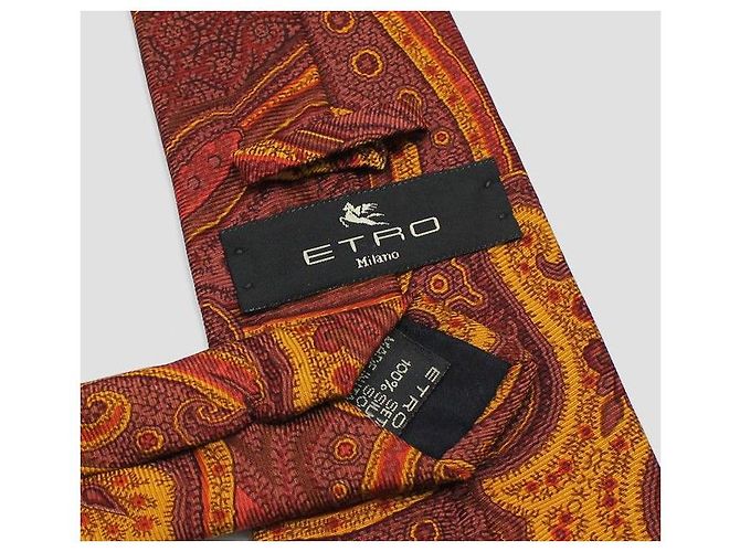 Etro Silk Paisley Tie Multiple colors - view 7