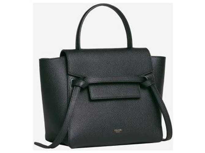 Belt Bag Céline Borsa Tote Nano Cintura Nera ZVA Nero - vista 3