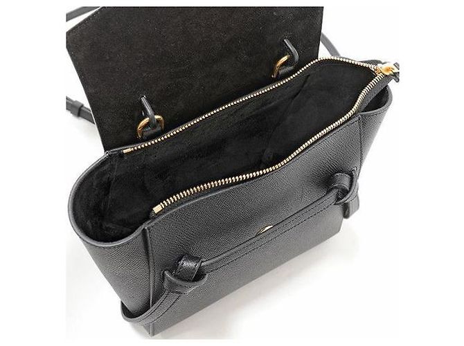 Belt Bag Céline Borsa Tote Nano Cintura Nera ZVA Nero - vista 7