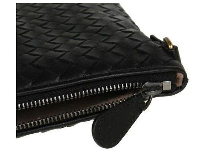 Bottega Veneta Borsa a tracolla con catena Intrecciato Nero - vista 9