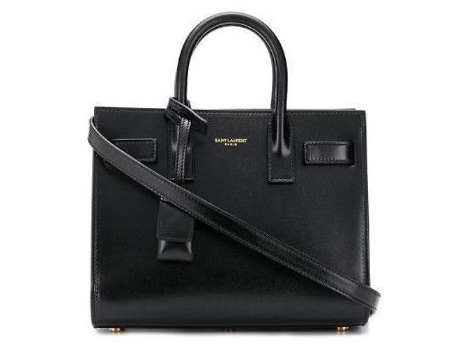 Saint Laurent Borsa Tote Nano Sac de Jour Nera Nero - vista 2