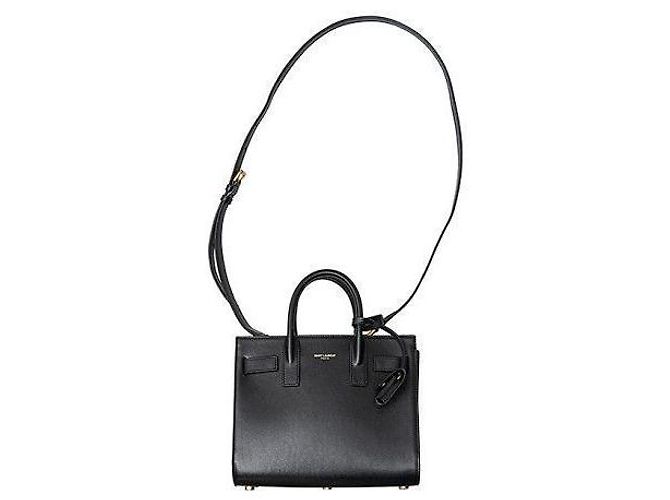 Saint Laurent Borsa Tote Nano Sac de Jour Nera Nero - vista 4