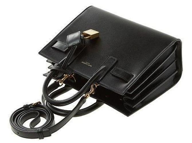 Saint Laurent Borsa Tote Nano Sac de Jour Nera Nero - vista 5