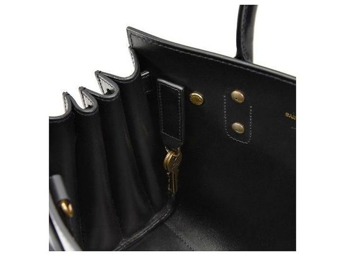 Saint Laurent Borsa Tote Nano Sac de Jour Nera Nero - vista 6