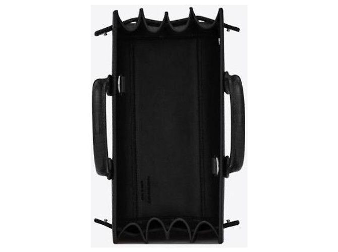 Saint Laurent Borsa Tote Nano Sac de Jour Nera Nero - vista 9