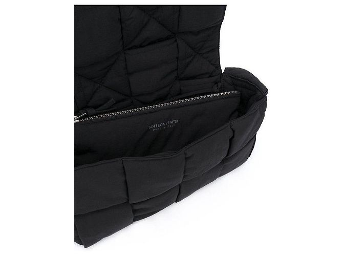 Bottega Veneta Bolsa Cassete acolchoada Preto - vista 9