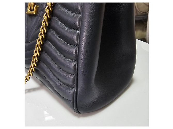 Louis Vuitton Catena a Spalla New Wave Nero - vista 7