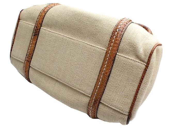Dior Borsa tote in pitone marrone - vista 4