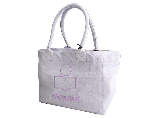 Isabel Marant Borsa Yankeebag Grande Lilla Porpora - vista 2