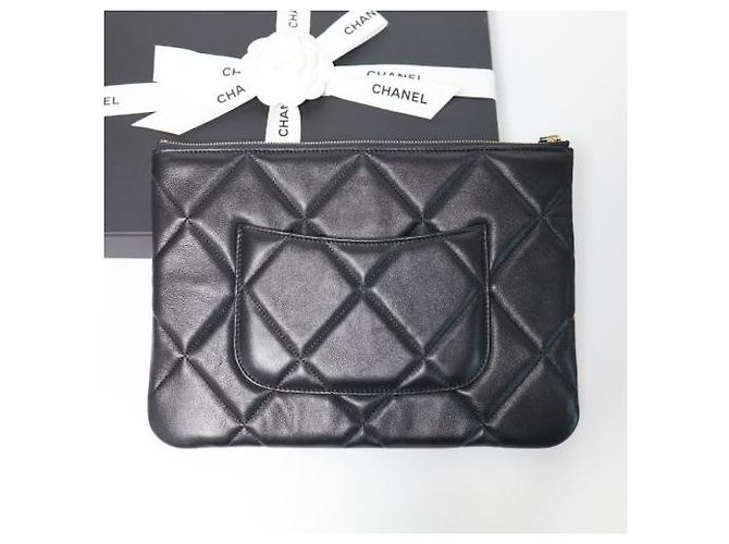 Chanel 19 Pochette Chanel Media Nera Nero - vista 2