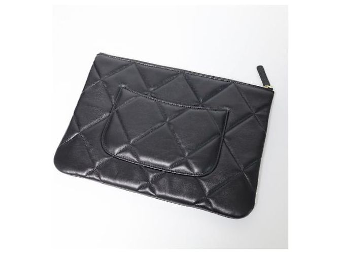 Chanel 19 Pochette Chanel Media Nera Nero - vista 4