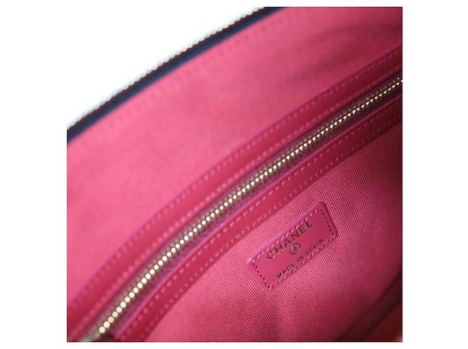 Chanel 19 Pochette Chanel Media Nera Nero - vista 5