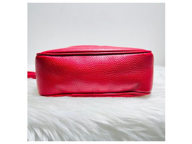 Gucci Soho Gold Tassel Disco Crossbody Bag Rosso - vista 5