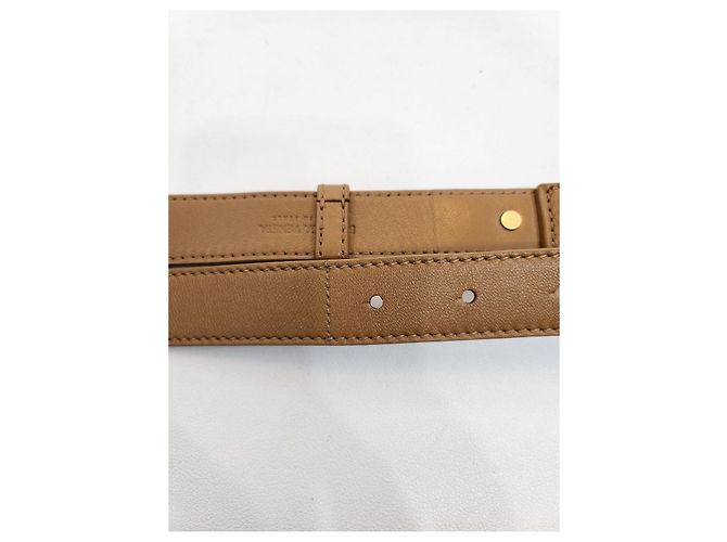 Bottega Veneta Camel Padded Cassette Gürtel Slingback VCQR Braun - Ansicht 19