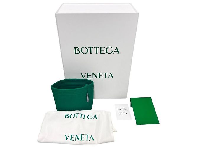 Bottega Veneta Borsa mini camera Cassette verde - vista 10