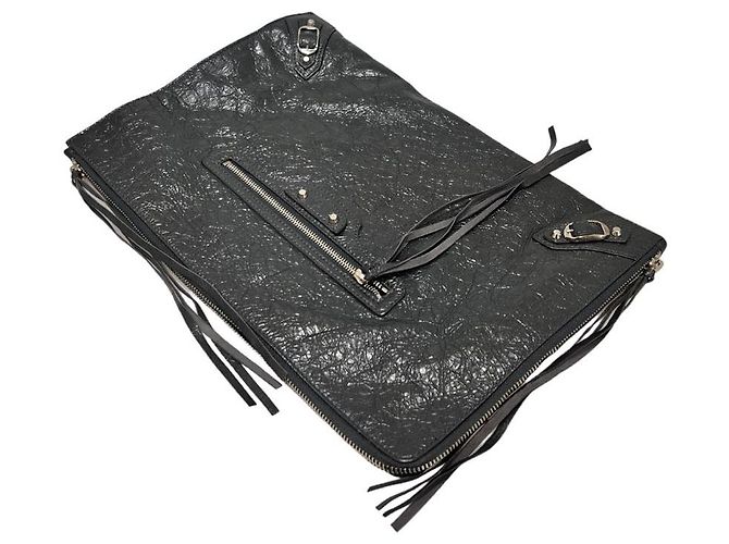 City Balenciaga Clutch città classico grande Marrone - vista 4