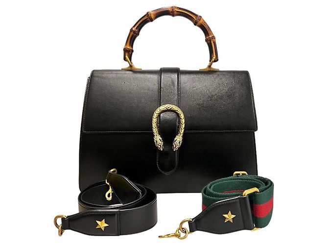Gucci Borsa tote grande con manico in bambù Dionysus - vista 4