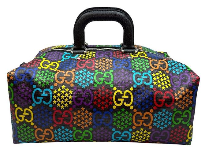 Gucci Zaino Duffle Psichedelico GG Multicolore - vista 4