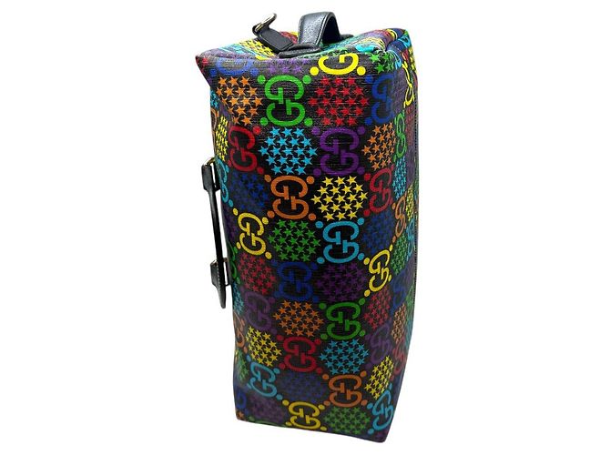 Gucci Zaino Duffle Psichedelico GG Multicolore - vista 5