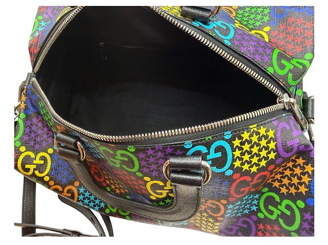 Gucci Zaino Duffle Psichedelico GG Multicolore - vista 7