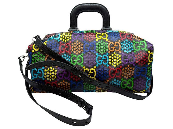 Gucci Zaino Duffle Psichedelico GG Multicolore - vista 8