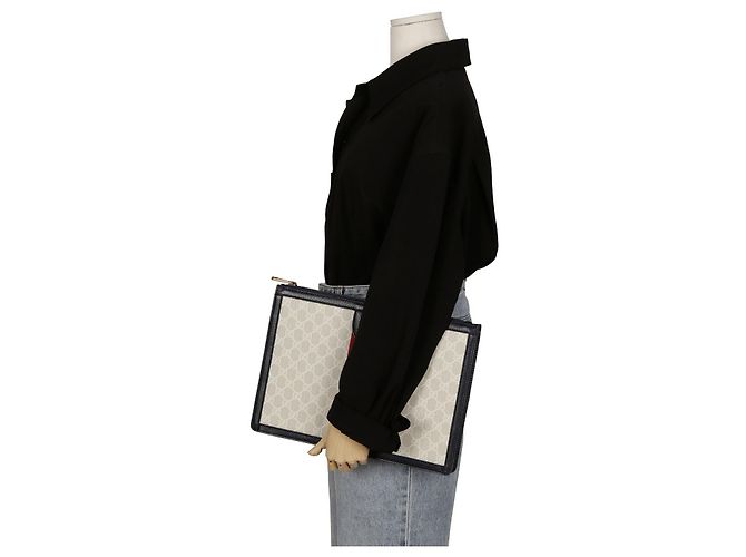 Gucci Clutch Portfolio Ophidia Esclusivo della Corea Blu - vista 8