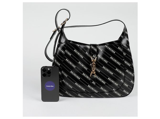 Gucci Borsa a Spalla Media Jackie Hacker Project Nero - vista 8