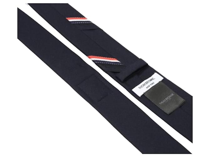 Thom Browne Tie Navy Blue - view 5