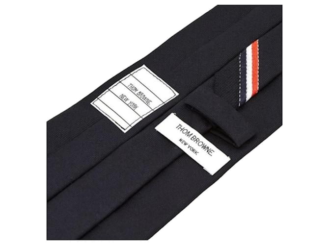 Thom Browne Tie Navy Blue - view 8