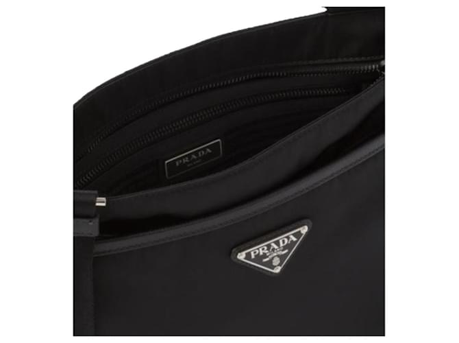 Prada Bolsa transversal Saffiano com logo triangular Preto - vista 10