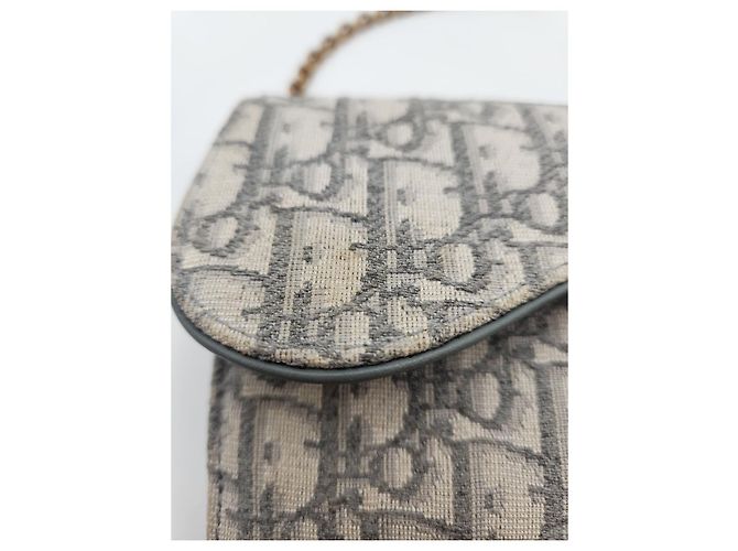 Saddle Dior Schräger WOC-Sattelgrau Braun - Ansicht 10
