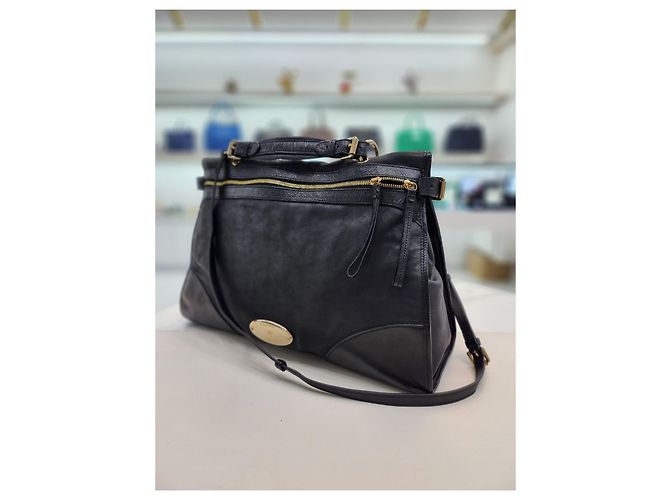 Mulberry Borsa tote e a spalla oversized Taylor Nero - vista 12