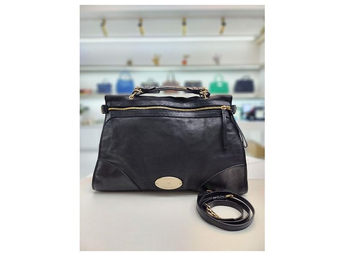 Mulberry Borsa tote e a spalla oversized Taylor Nero - vista 2
