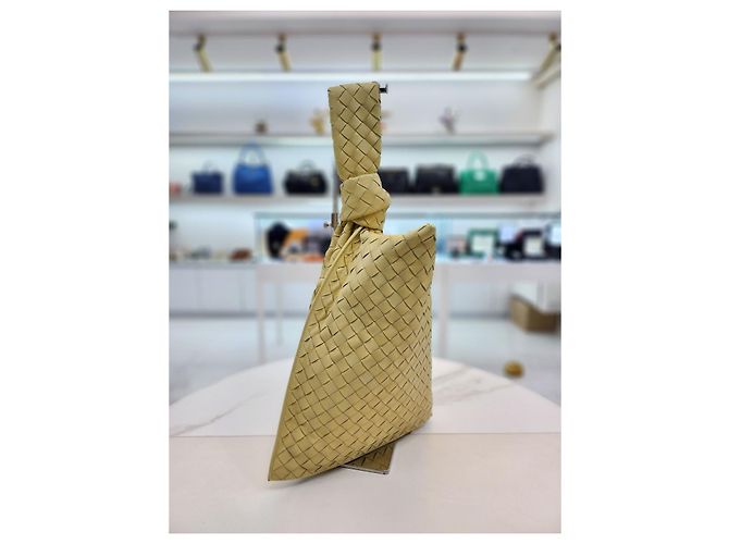 Bottega Veneta Borsa Tote Twist Giallo - vista 5