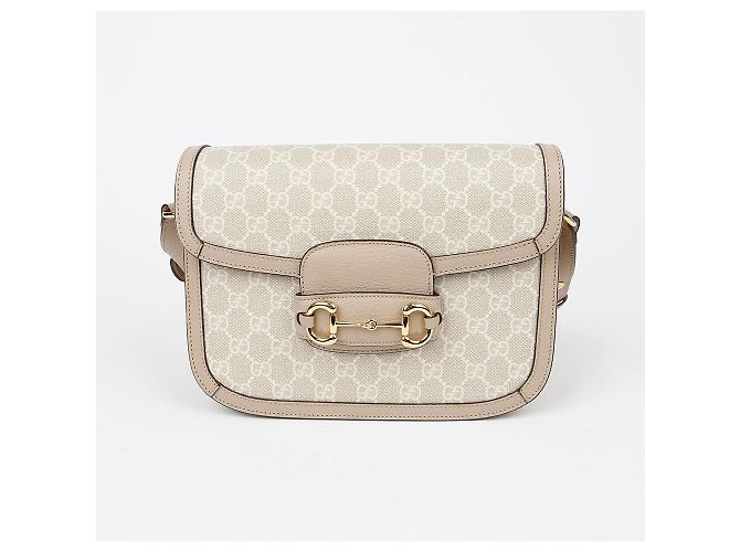 Gucci Borsa a spalla media Horsebit Marrone - vista 2
