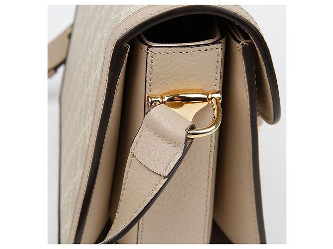 Gucci Borsa a spalla media Horsebit Marrone - vista 6