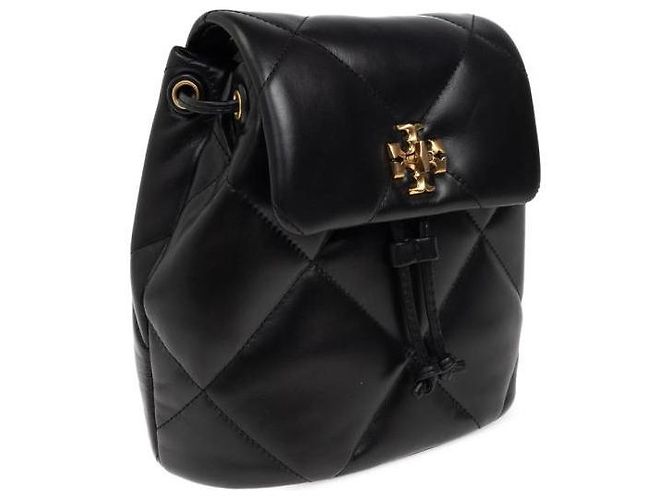 Tory Burch KIRA Diamant-gequilteter kleiner Rucksack Schwarz - Ansicht 5