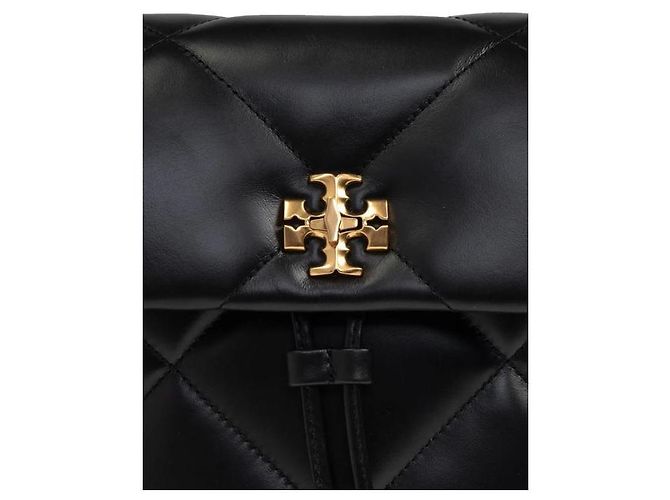 Tory Burch KIRA Diamant-gequilteter kleiner Rucksack Schwarz - Ansicht 7