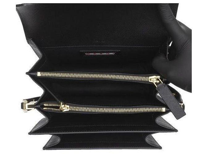 Marni Borsa Trunk Saffiano Media Nero - vista 12