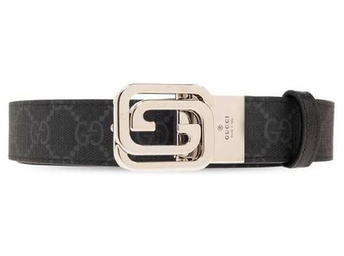 Gucci Cinturón reversible entrelazado cuadrado - vista 4