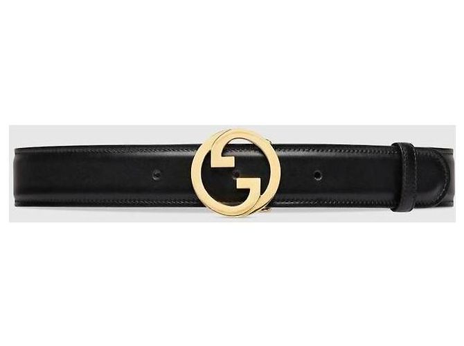 Gucci Blondy Ledergürtel Schwarz - Ansicht 4