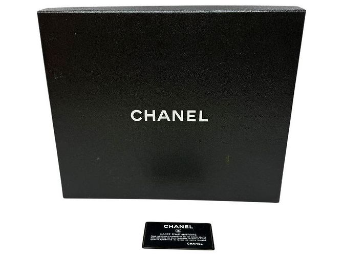 Chanel Portamonete con patta e logo CC, borsa a spalla con catena, marrone - vista 9