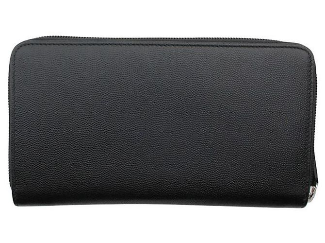 Chanel Portafoglio Longo Zippy Organizer in Caviar Nero e CC Argento - vista 2