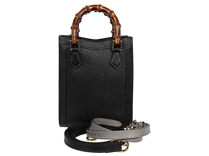 Gucci Borsa Diana Mini Tote Nero - vista 5