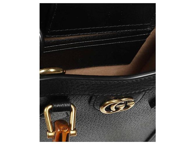 Gucci Borsa Diana Mini Tote Nero - vista 6