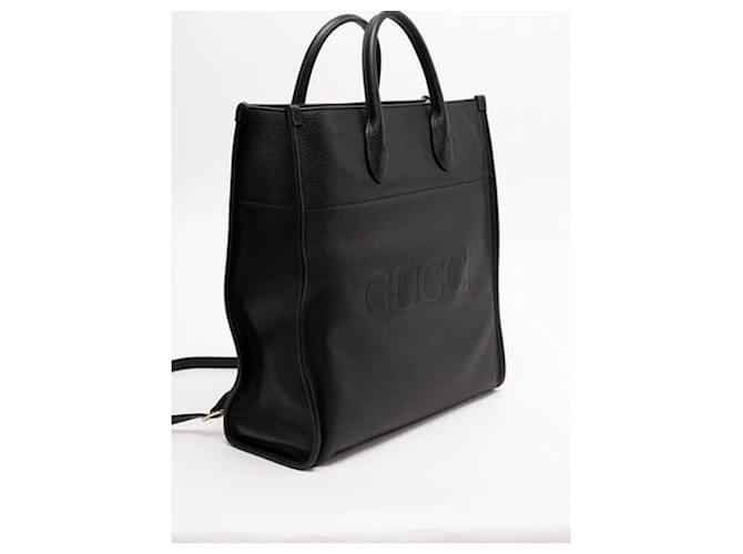 Gucci Logo Tote Bag Medium Schwarz - Ansicht 7