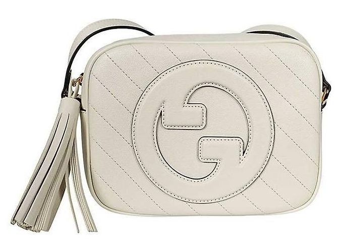Gucci Borsa a Spalla Blondie Small Bianco - vista 4