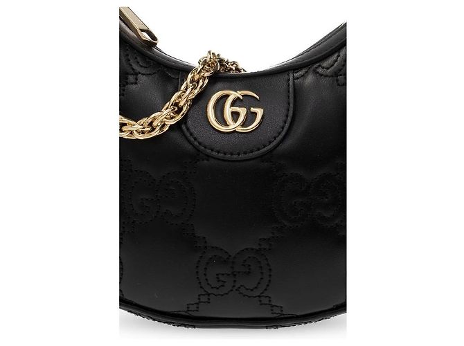 Gucci Borsa Mini Matelassé GG Nero - vista 6