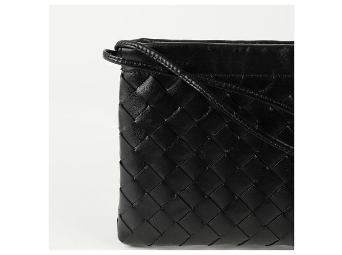 Bottega Veneta Borsa a Spalla Piccola Dust Nero - vista 2