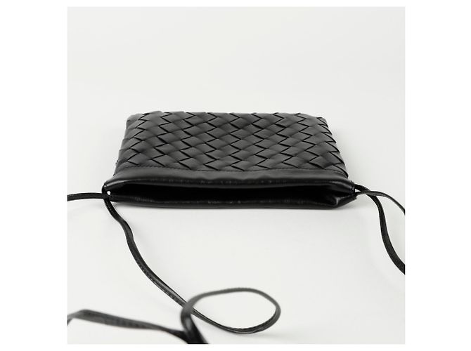 Bottega Veneta Borsa a Spalla Piccola Dust Nero - vista 4
